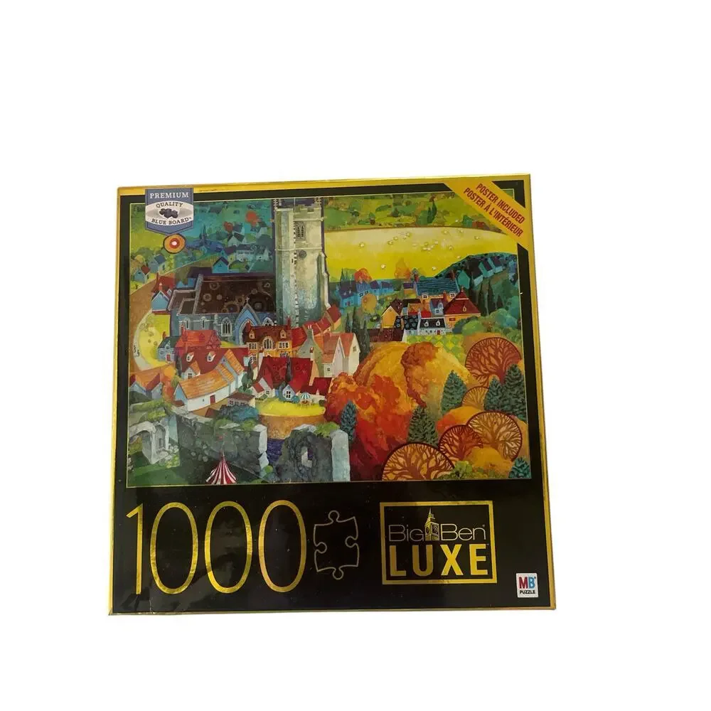 Big Ben Luxe Jigsaw 1000 Pc Puzzle A View From Corte Castle‎ Dorset.